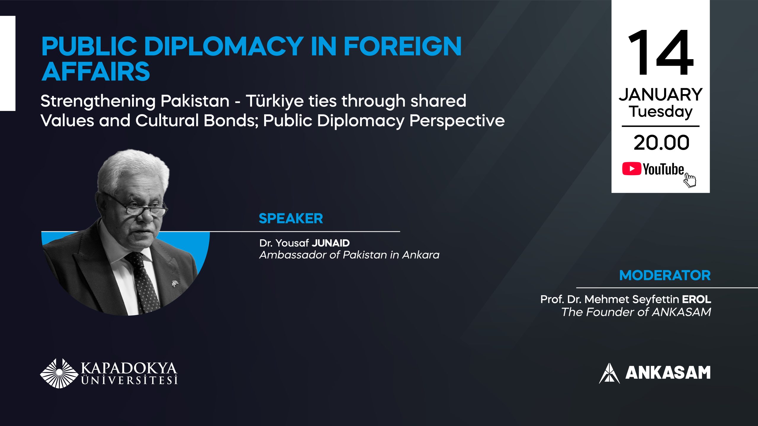 Strengthening Pakistan-Türkiye ties through shared Values and Cultural Bonds; Public Diplomacy Pers